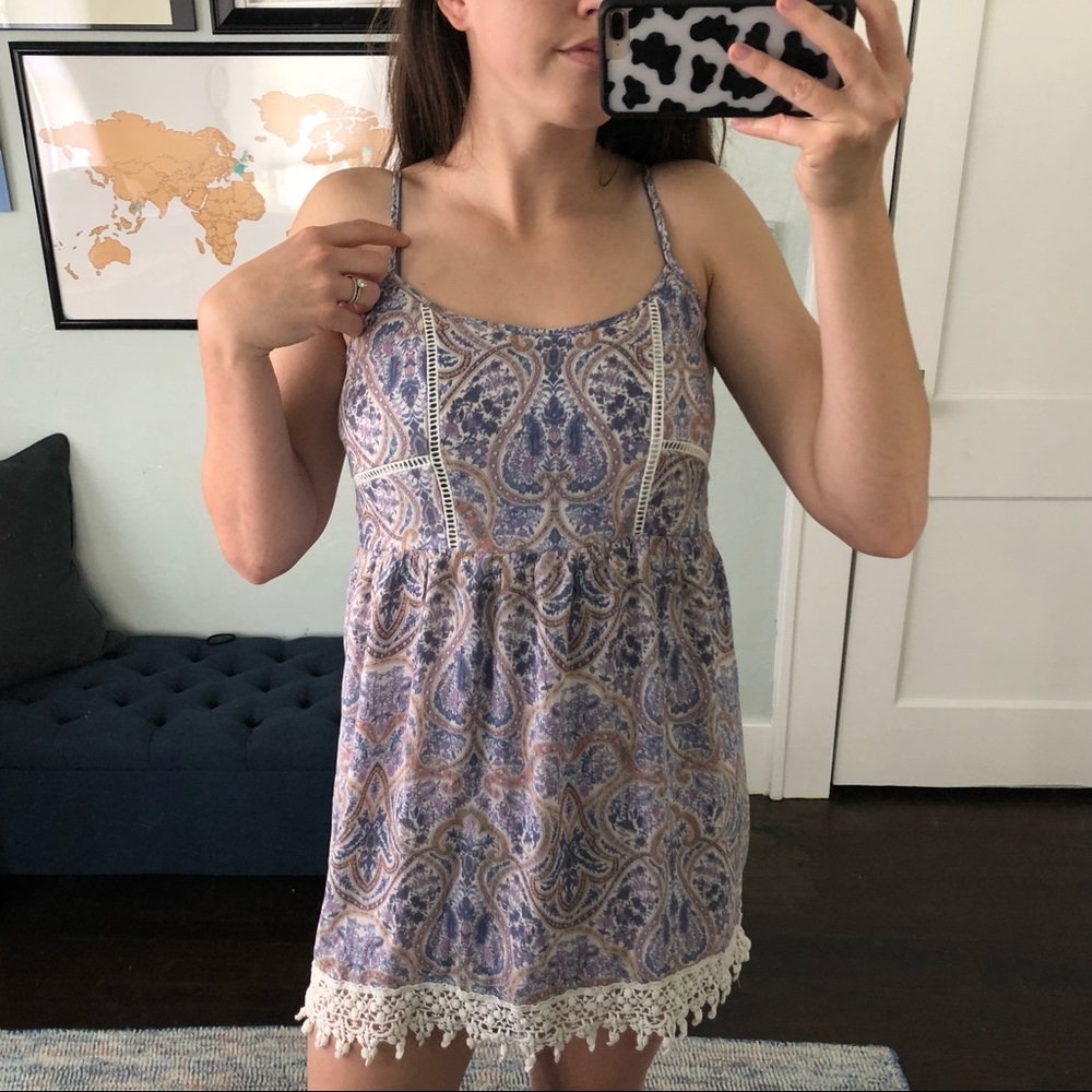 Paisley print dress 💗